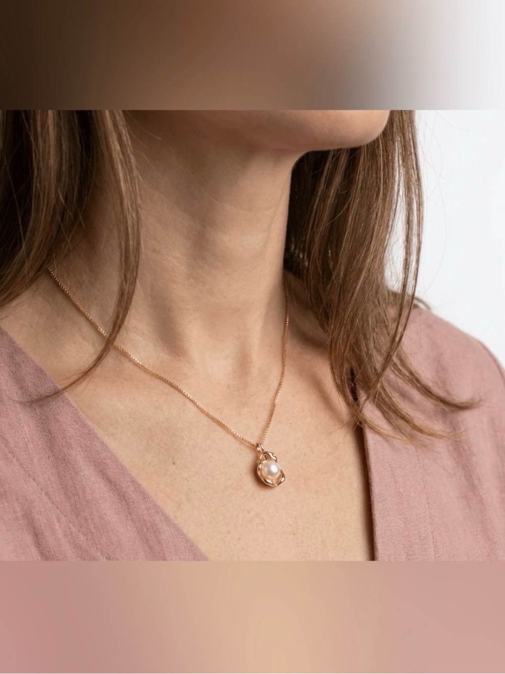 Gold Pearl Pendant Necklace
Stainless Steel - Picture 5 of 5